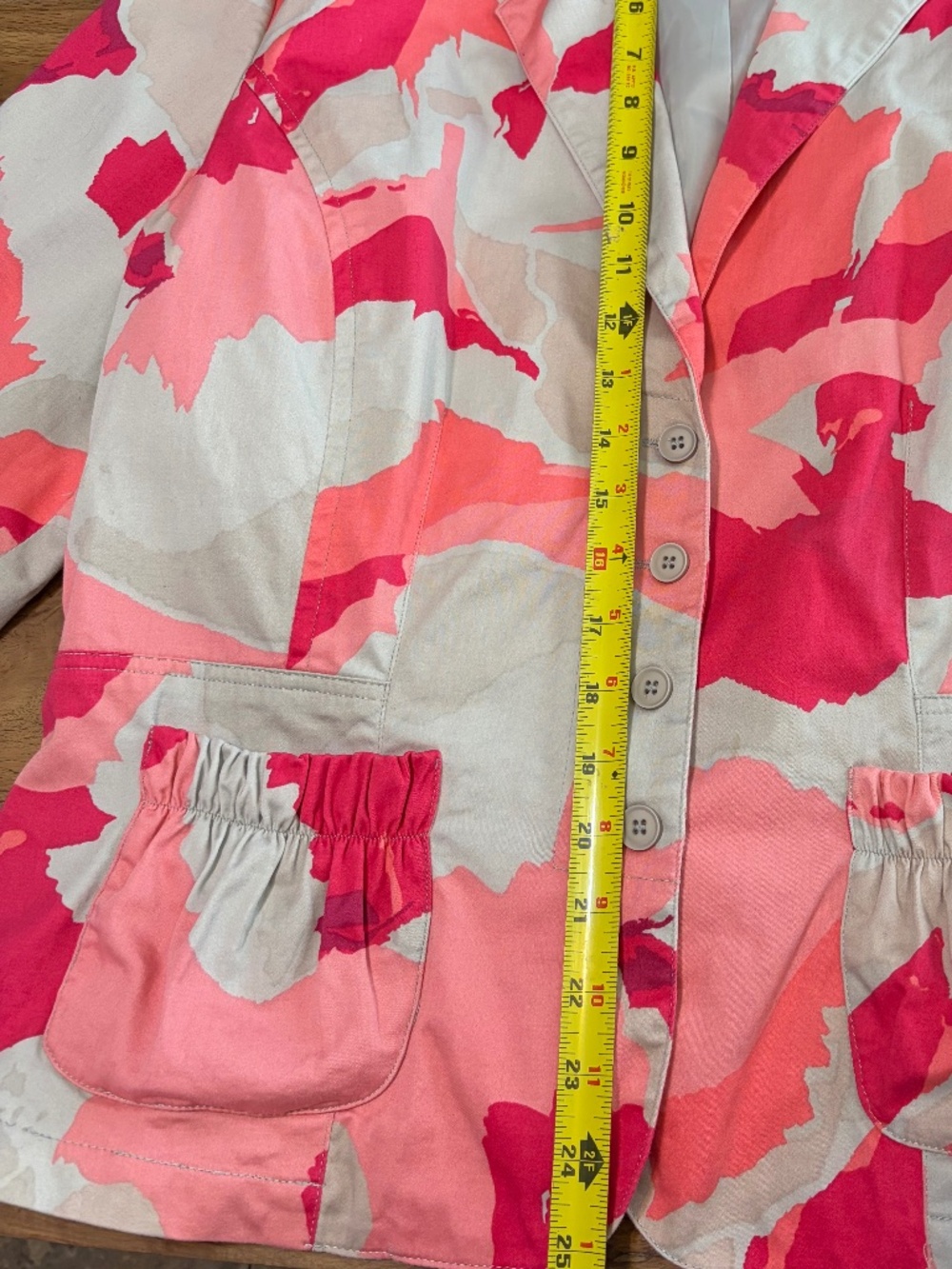 Mark Adam NY Pink Camo Jacket Size 44 (US Large) 💗 Statement Blazer - Picture 7 of 13